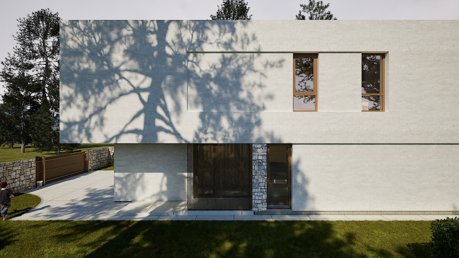 Single Family House K&A – entrance façade