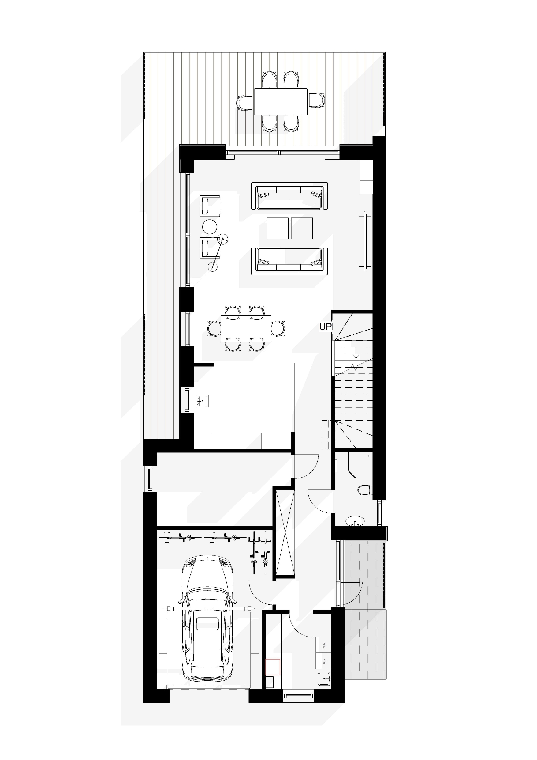 Single Family House K&A – ground floor plan